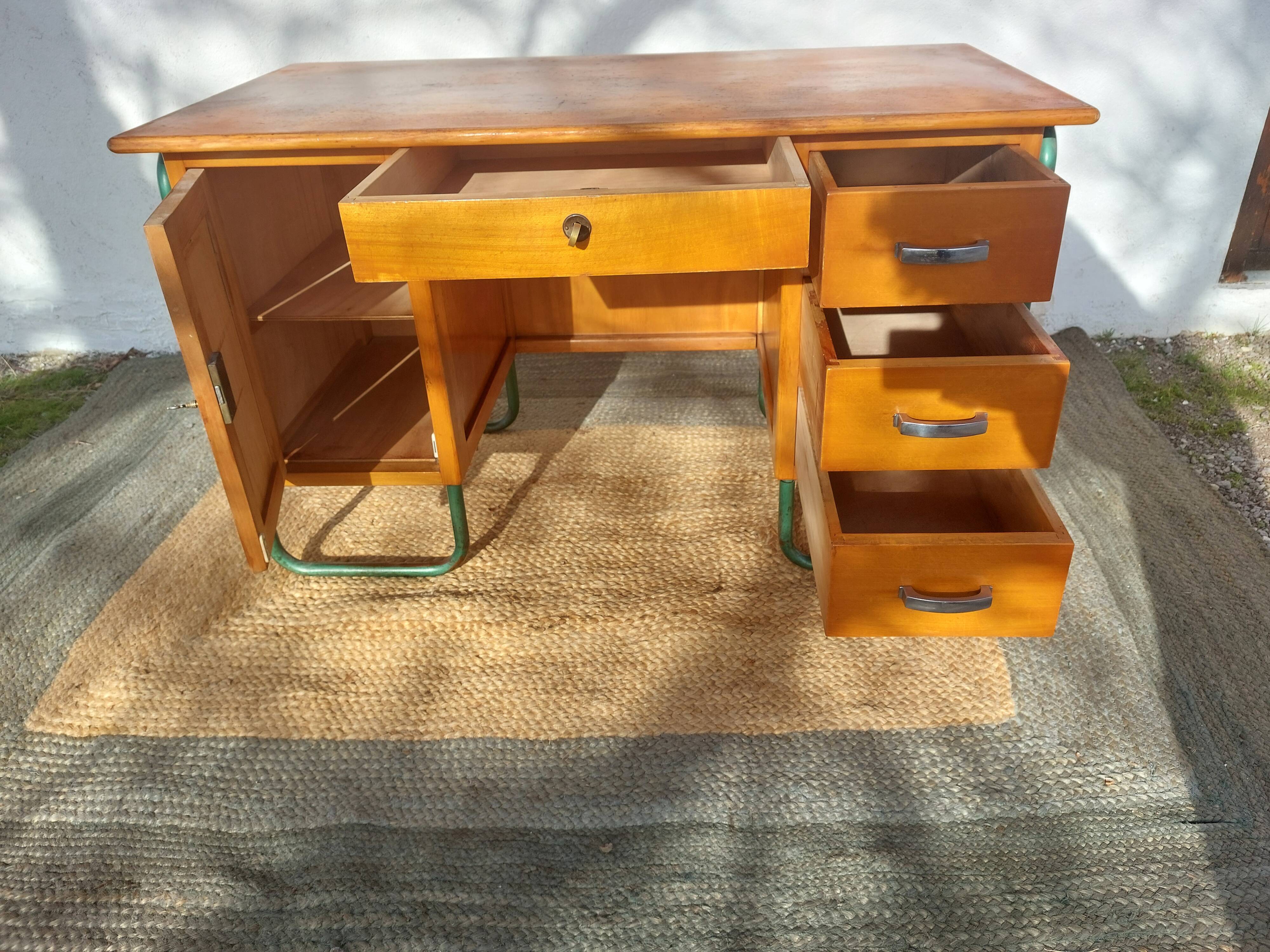 Vintage schoolmaster's desk