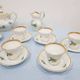 Coffee service set, white porcelain with gilding, KPM, Germany, 19th centur