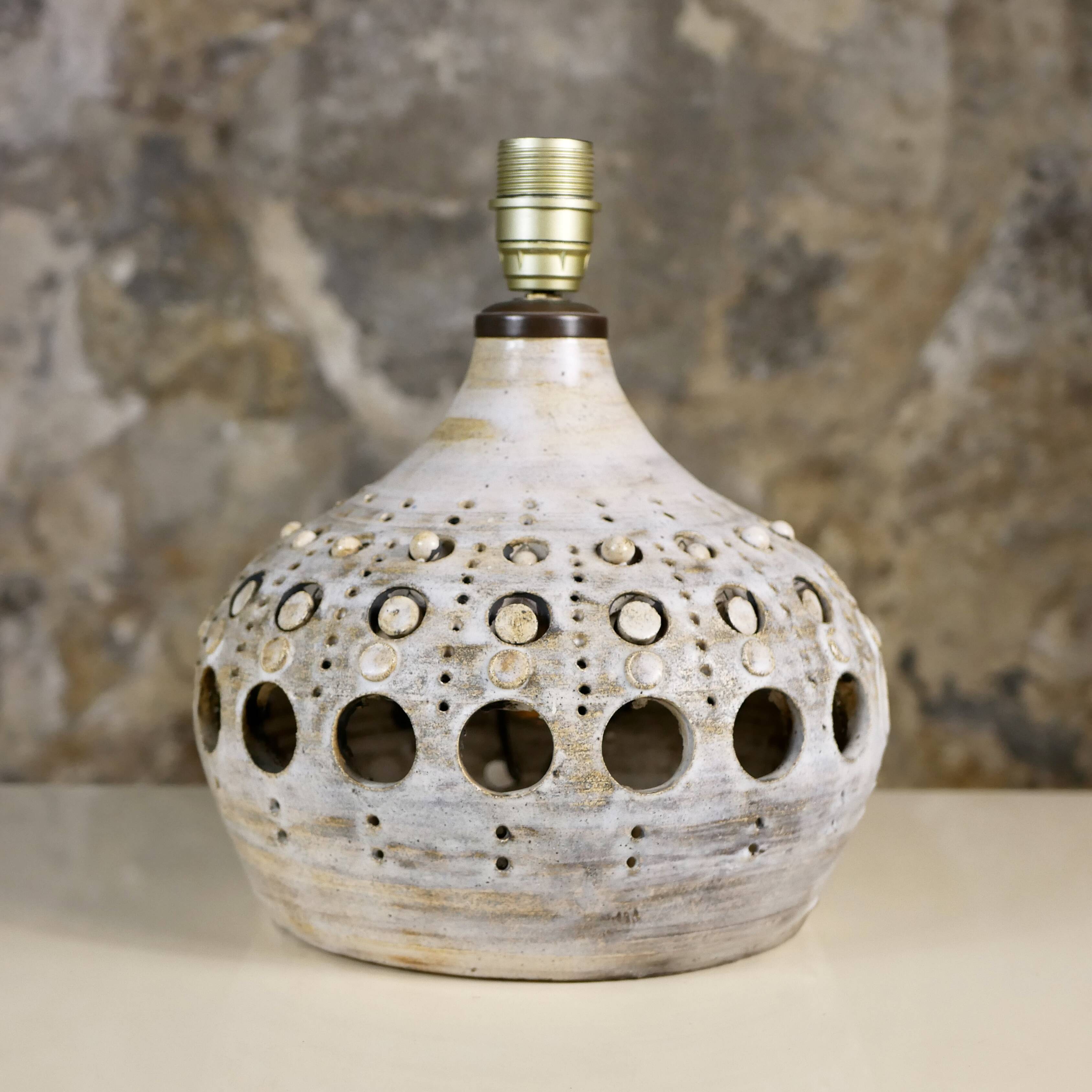 Georges Pelletier ceramic lamp, 1960s
