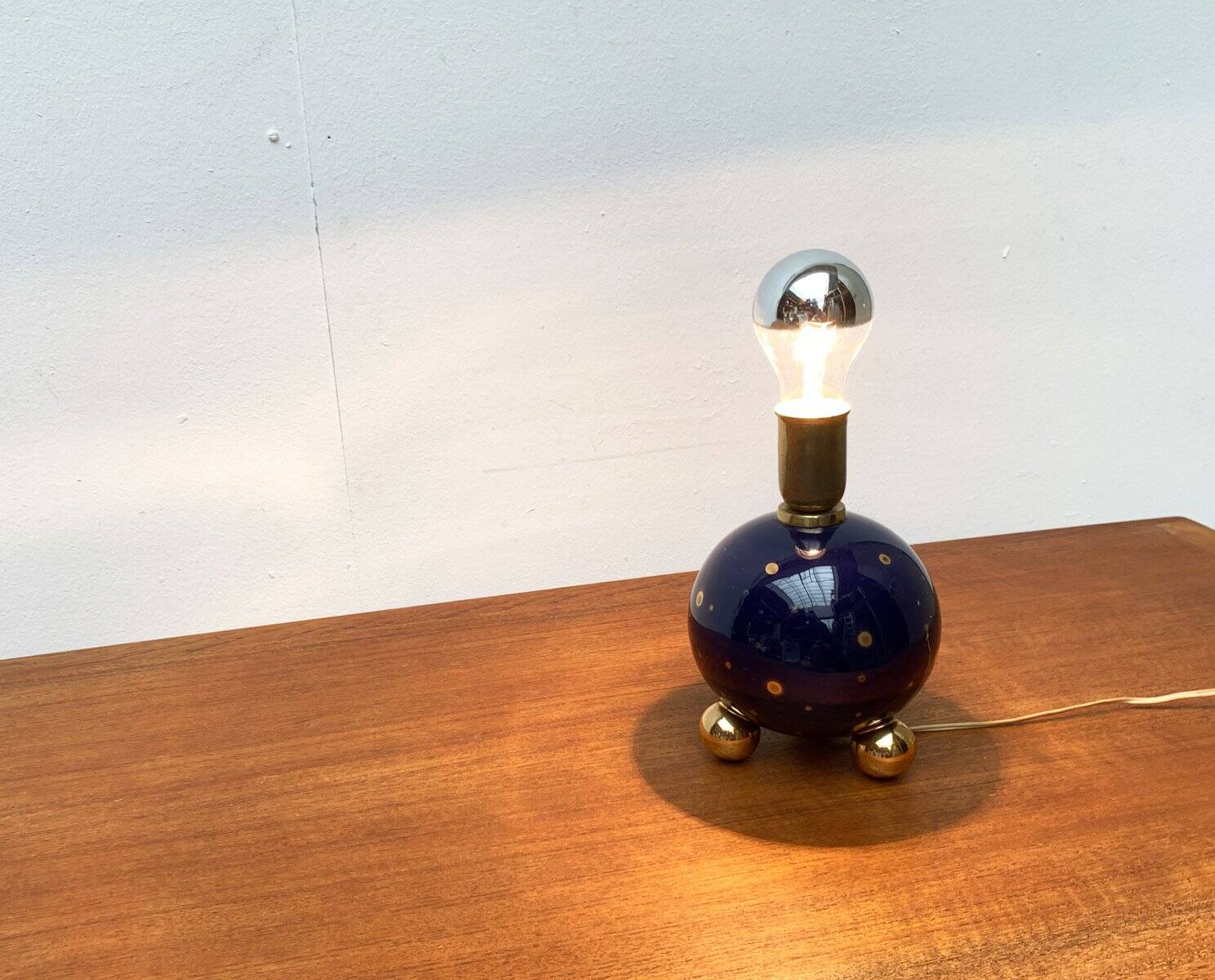 Italian table lamp from the mid-century, 1950s.