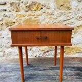 Vintage Scandinavian style bedside table, circa 1960's