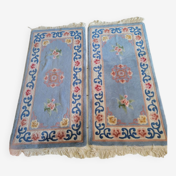 2 tapis chinois