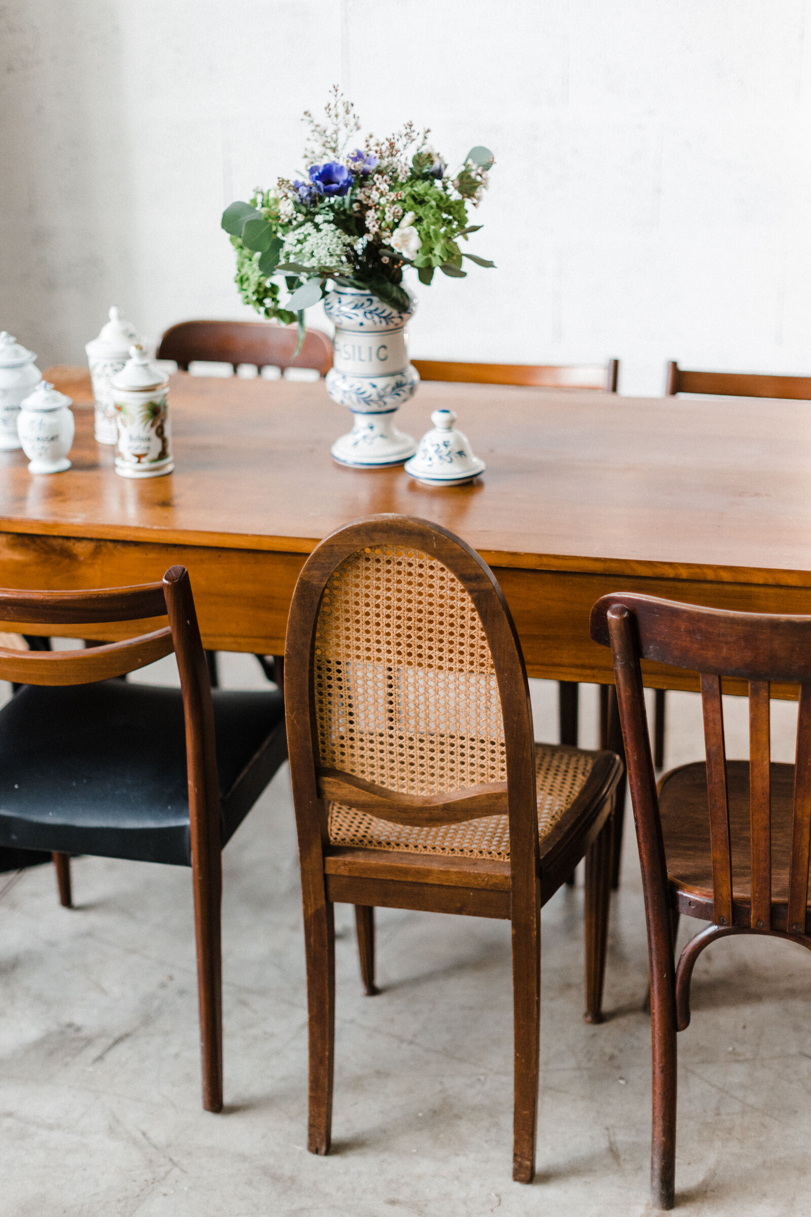 Rectangle wooden table "Cyclamen Mahogany"