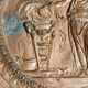 Repoussé copper plaque, early 19th century, in Neoclassical style.