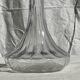 Large glass carafe with ribbed stopper H25