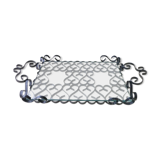 Wrought iron serving tray