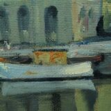 Hjalmar Larsson(1881-1960), Stockholm Cityscape, 1940, Oil Painting