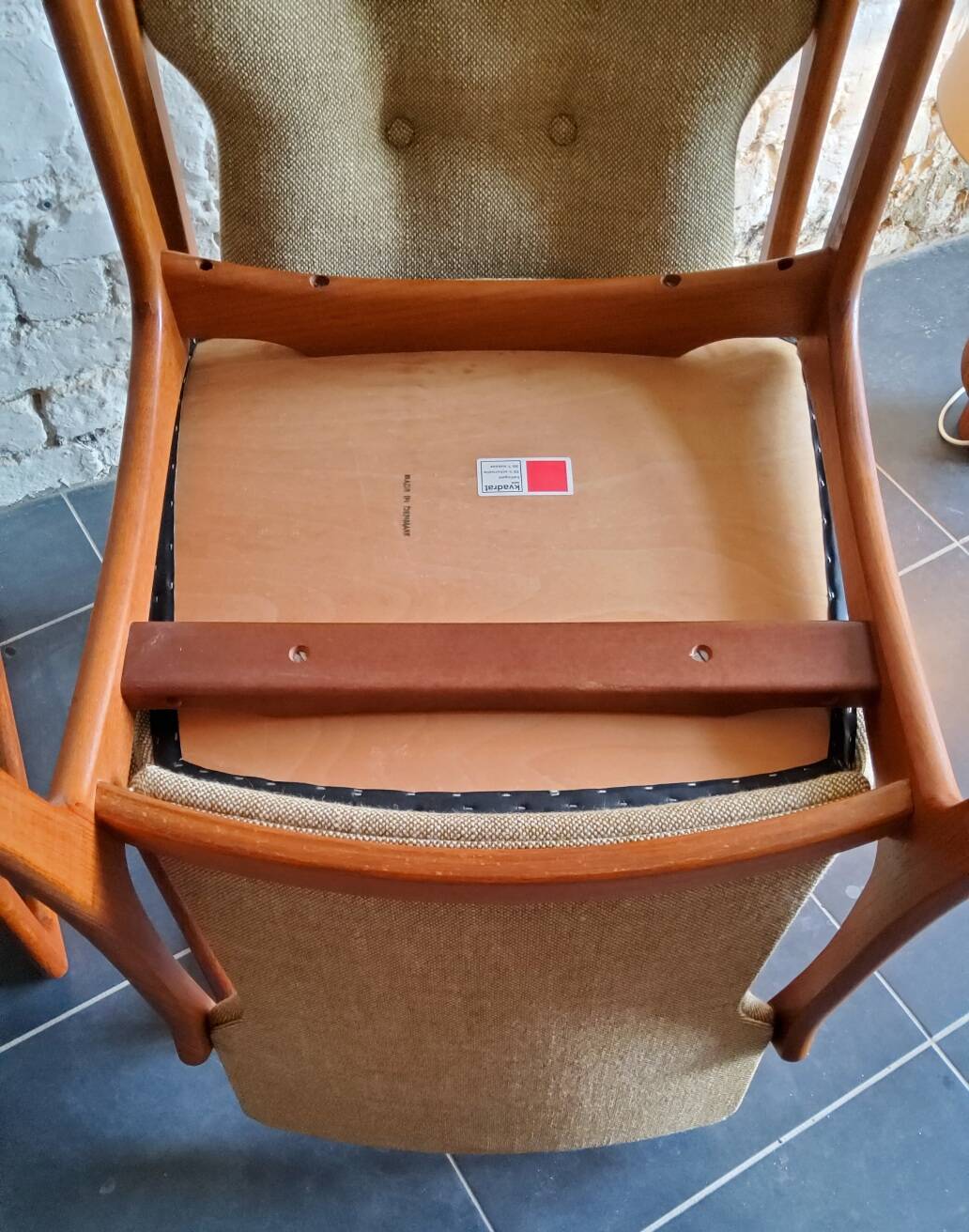 Chaises Scandinave en bois de Vamdrup Stolefabrik Danemark 1960