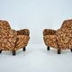 Set of Two Art Deco Armchairs H-283 by Jindřich Halabala, 1930s