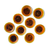 9 small plates sunflower oil lesieur Duralex