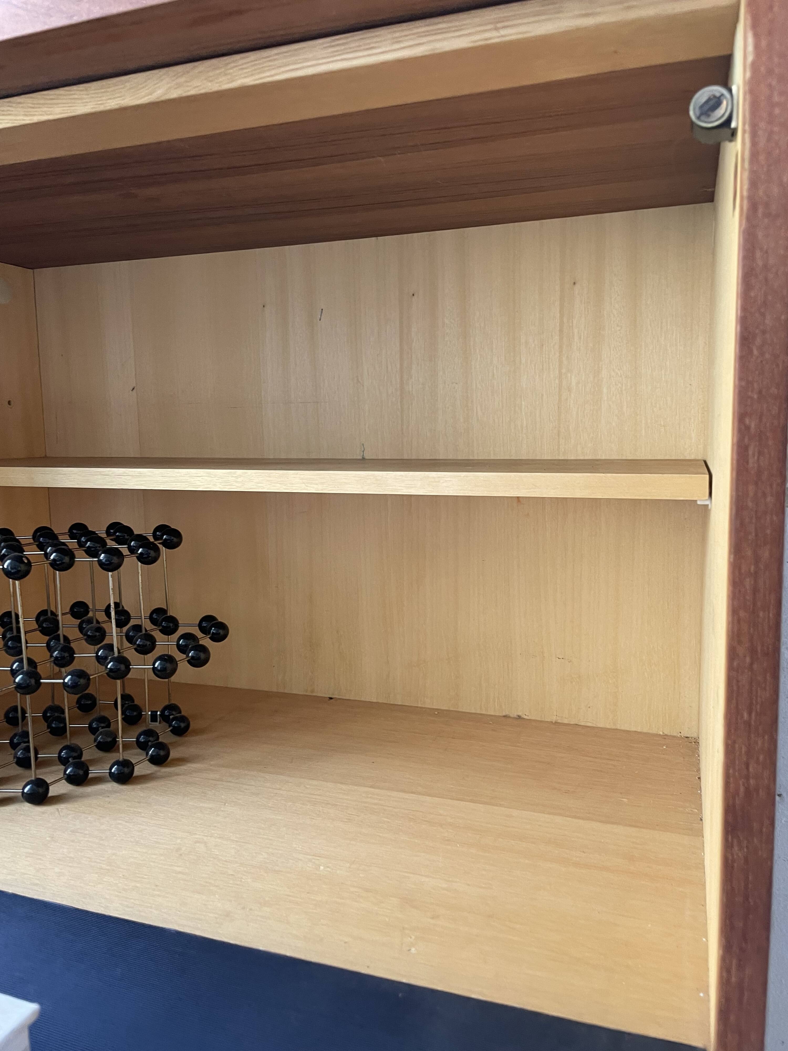 Modernist teak secretary desk, 1950s