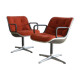 Pair of chairs by Charles Pollock, 1st edition Knoll