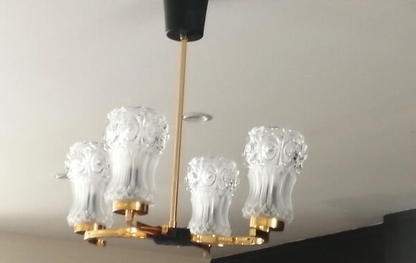 Lustre à 4 branches maison arlus