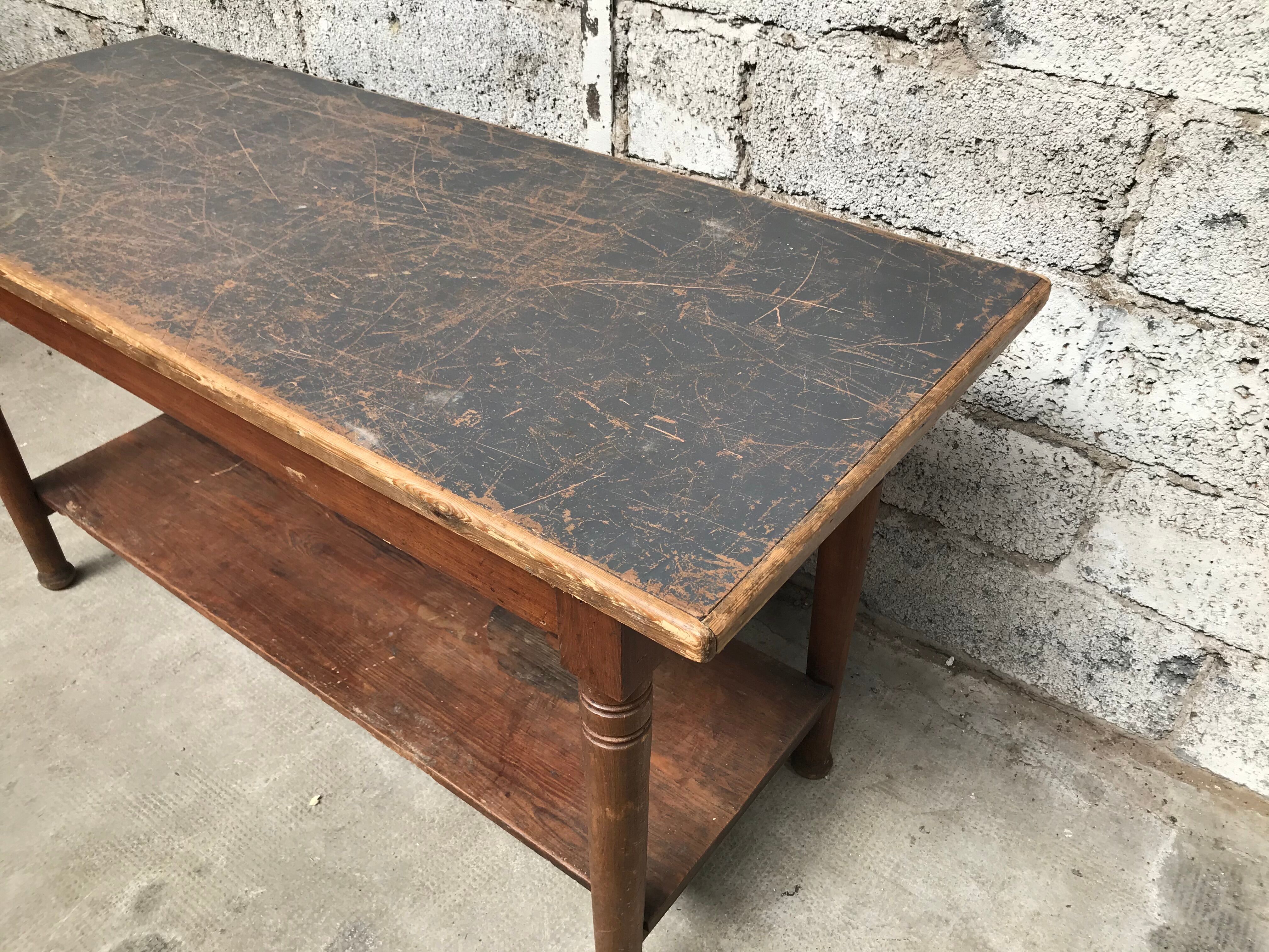 Old draper table early twentieth century