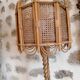 Rattan floor lamp