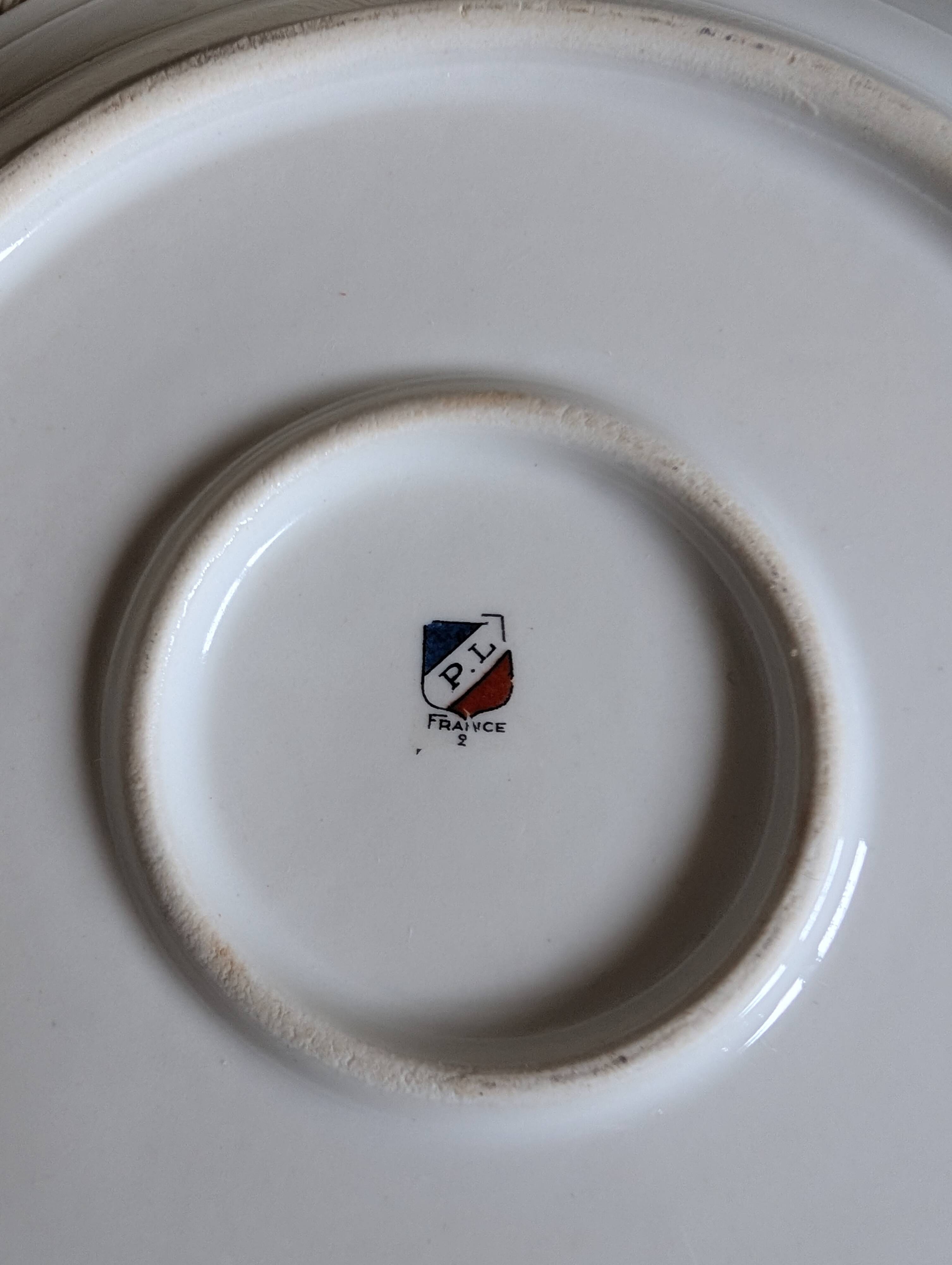 40s porcelain tableware from Limoges