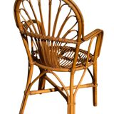 1980s Rattan Armchairs France