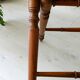 Table pliante vintage aux pieds tournés