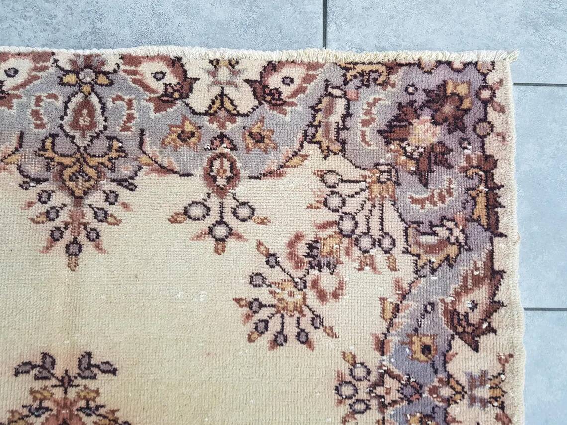 Decorative Turkish Area Vintage Rug skusku835
