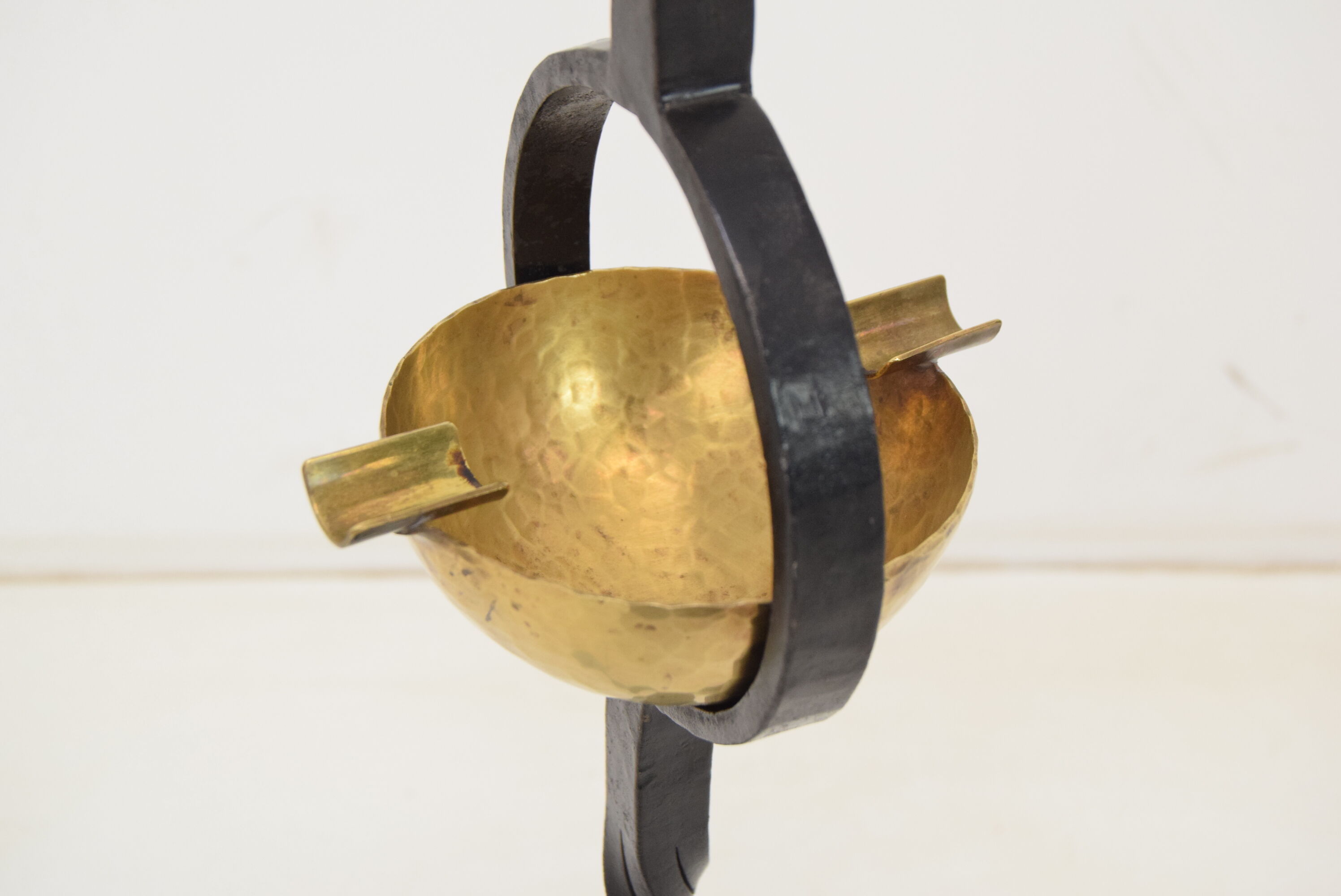 Mid-century candlestick and ashtray, 1960's