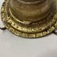 Old kerosene lamp Eagle USA glass brass XXth
