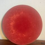Miroir rond non encadré contour ondulé biseauté
