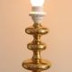 Single Swedish Brass Bobbin Table lamp