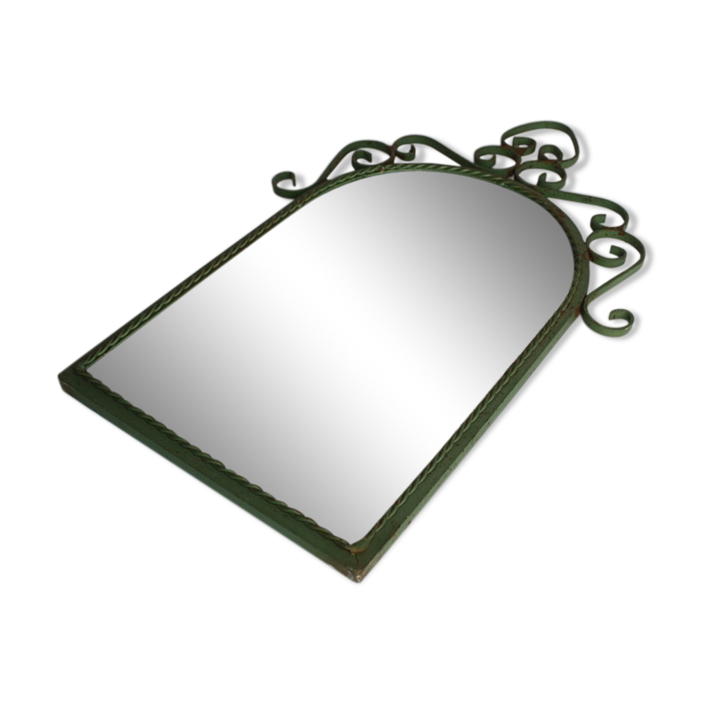Miroir en Fer Forgé Finition Antique