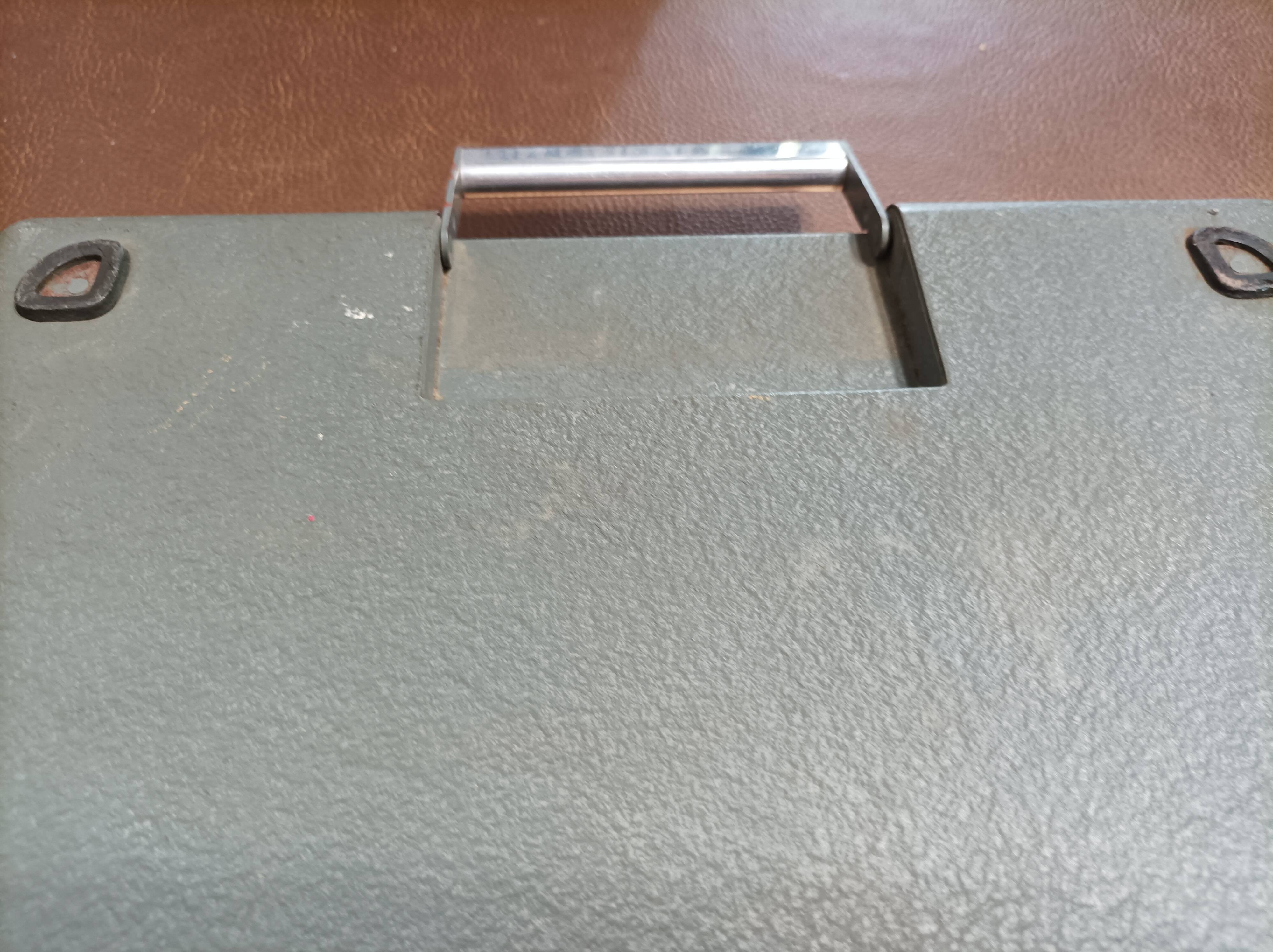 Mj rooy portable typewriter - made in france 1950s