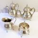 Bronze tea and coffee service, hallmarked EPNS, England, late 19th century