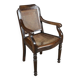 Hairdresser's armchair in solid beech, Louis-Philippe style - Early 20th century
