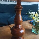 Wooden table lamp