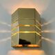 Pair of vintage brass wall lights, France 1970s