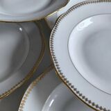 Set of 6 Sologne porcelain plates