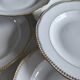 Set of 6 Sologne porcelain plates