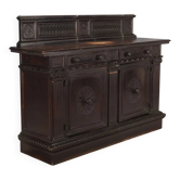 19th-century neo-Renaissance oak buffet in the old style.