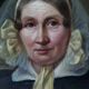 Portrait d'une dame du 19ème siècle Huile sur toile
