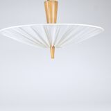 J.T. Kalmar Vienna „Dorn“ Midcentury Ceiling Lamp Flush Mount Uplight, 1950