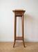 Side table with marble top.