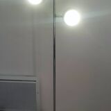 Vintage design floor lamp Eye Ball chrome tulip base - 3 adjustable globes