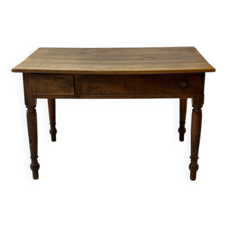 Vintage wooden farm table