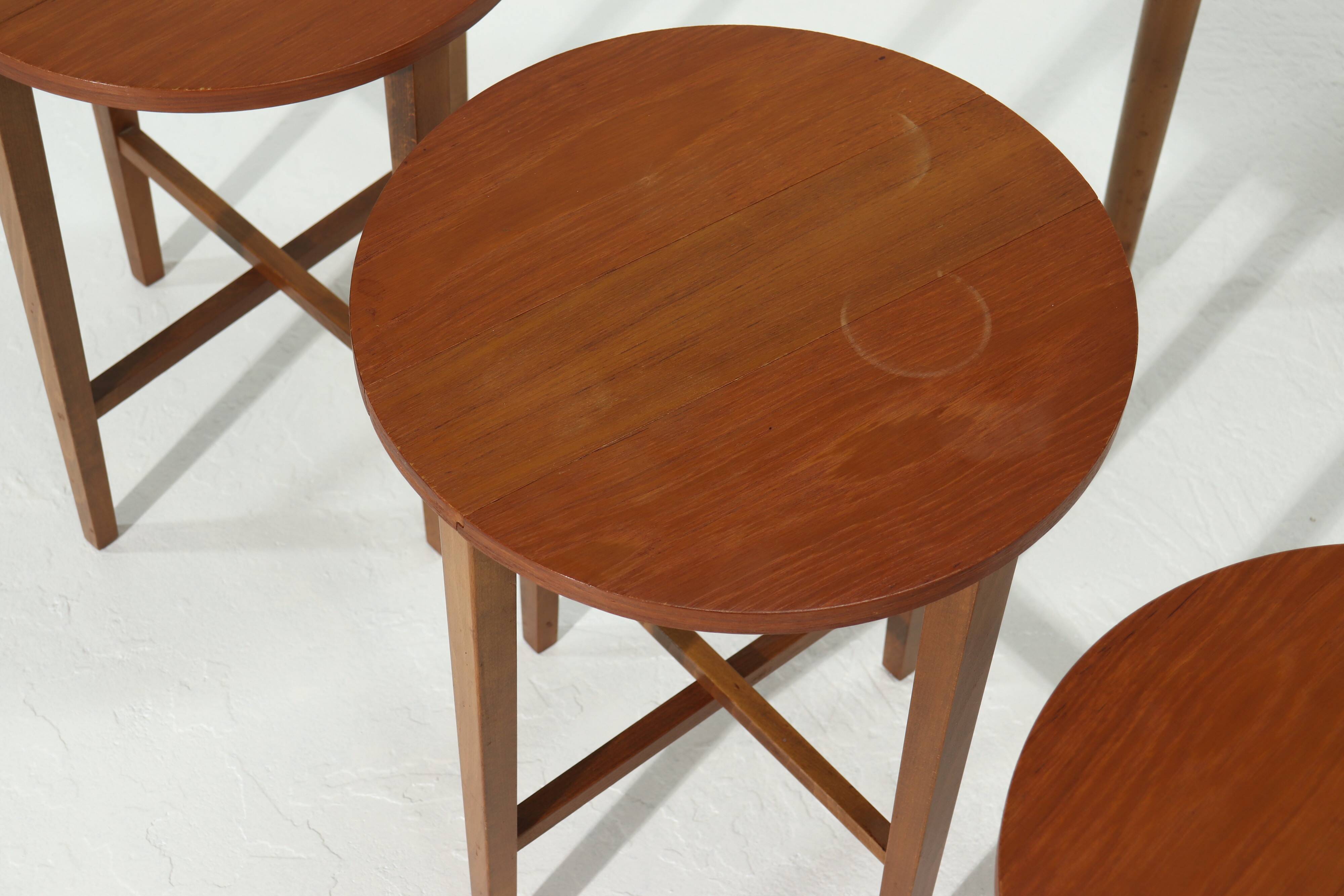 Teak Nesting Tables by Poul Hundevad for Novy Domov 1960s