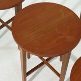 Teak Nesting Tables by Poul Hundevad for Novy Domov 1960s