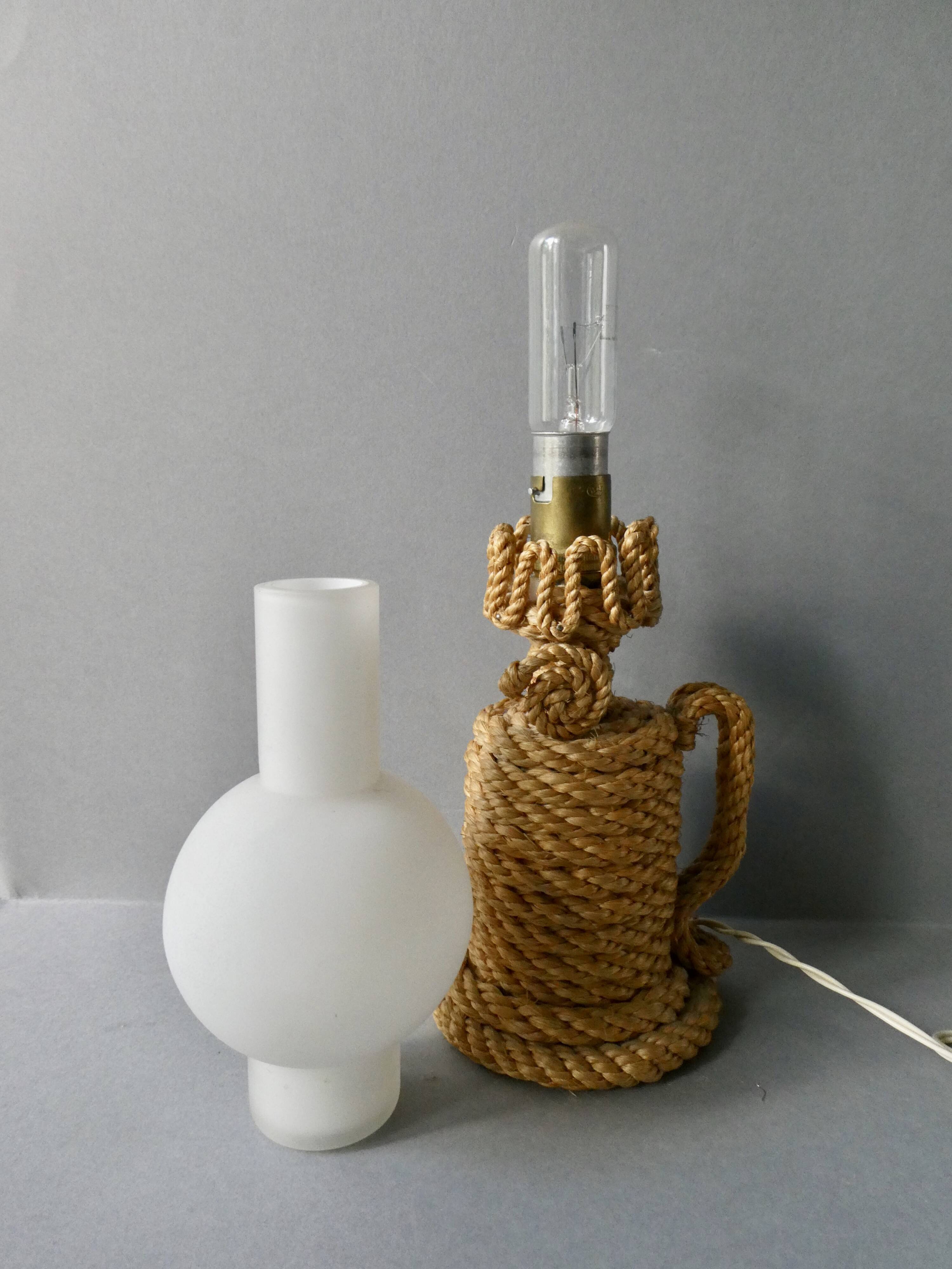 String lamp and opaline of the 60s