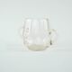 Glass ice bucket, Italian design, 1970s, made in Italy