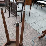 Gueridon side table old marble top vintage xxeme