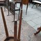 Gueridon side table old marble top vintage xxeme