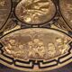 19th century gilded wooden shield signed F. Barbedienne Paris