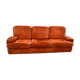 Cinna orange suede sofa