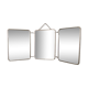 Vintage triptych barber mirror